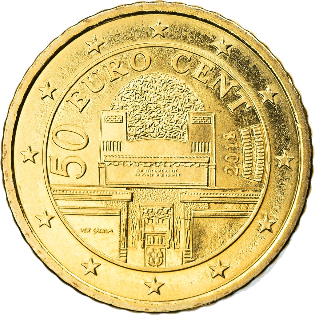Austria, 50 Euro Cent, 2018, FDC, Ottone, KM:New