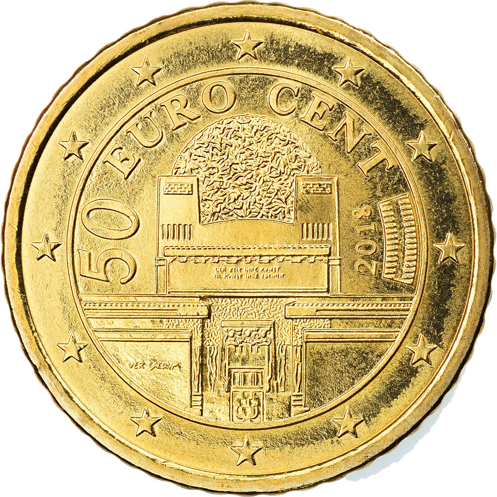 Austria, 50 Euro Cent, 2018, FDC, Ottone, KM:New