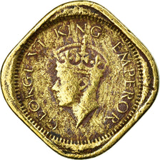 Coin, INDIA-BRITISH, George VI, 1/2 Anna, 1943, Calcutta, VF(30-35)