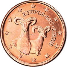 Cyprus, Euro Cent, 2017, MS(63), Copper Plated Steel, KM:New