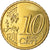 Chipre, 10 Euro Cent, 2018, MS(63), Latão, KM:New