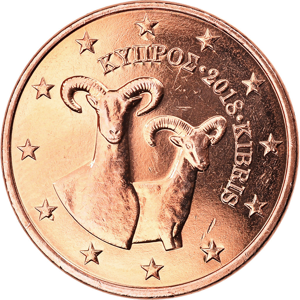 Cyprus, 5 Euro Cent, 2018, UNC-, Copper Plated Steel, KM:New