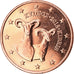 Cyprus, 5 Euro Cent, 2018, UNC-, Copper Plated Steel, KM:New