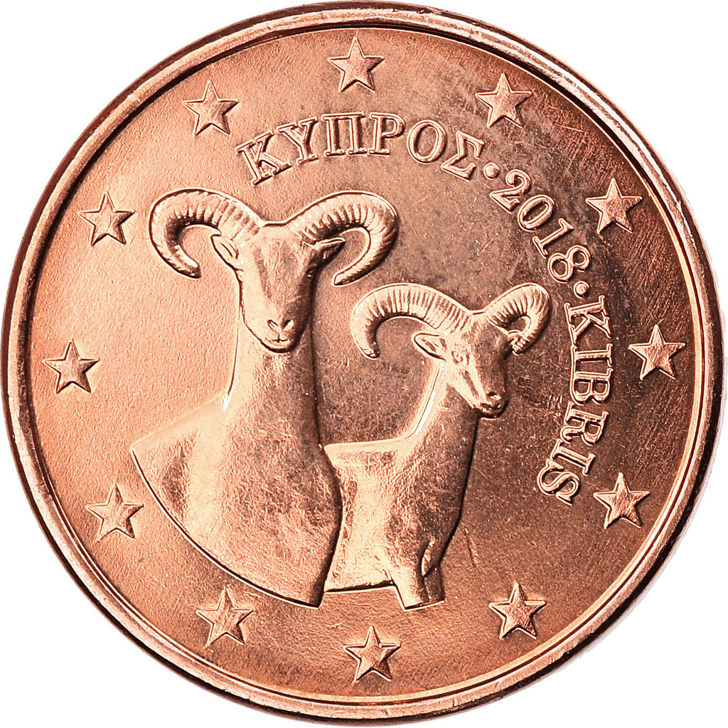 Cyprus, Euro Cent, 2018, MS(63), Copper Plated Steel, KM:New