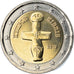 Chipre, 2 Euro, 2019, SC, Bimetálico, KM:New