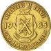 Guinea, 5 Francs, 1985, AU(50-53), Brass Clad Steel, KM:53
