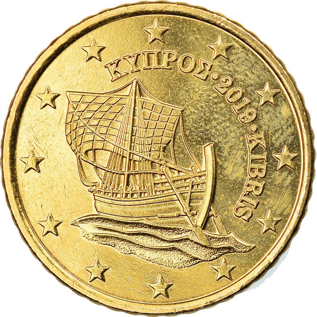 Cyprus, 50 Euro Cent, 2019, UNC-, Tin, KM:New