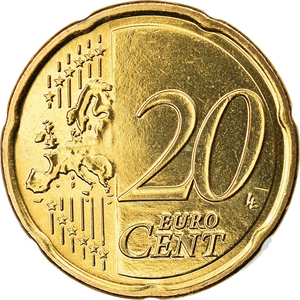Cypr, 20 Euro Cent, 2019, MS(63), Mosiądz, KM:New