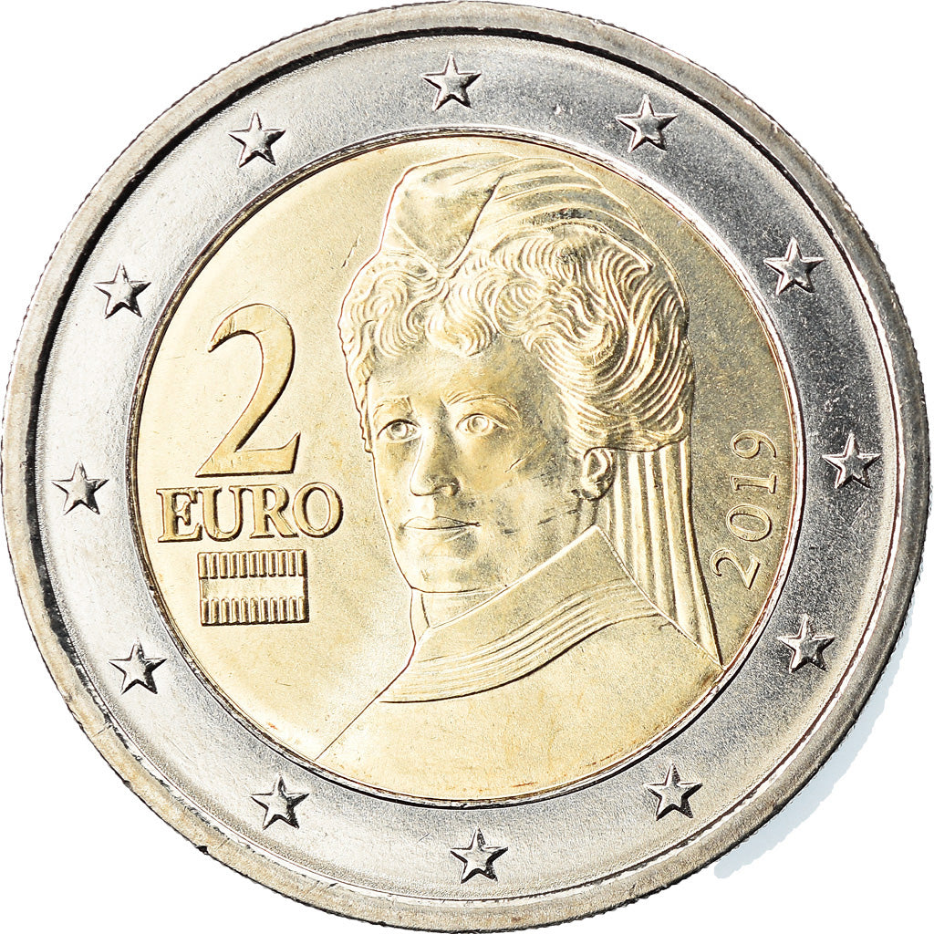 Austria, 2 Euro, 2019, MS(65-70), Bi-Metallic, KM:New