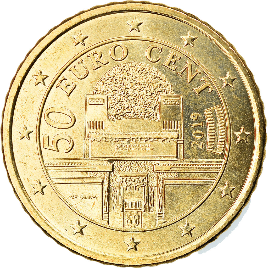 Austria, 50 Euro Cent, 2019, SC, Latón, KM:New