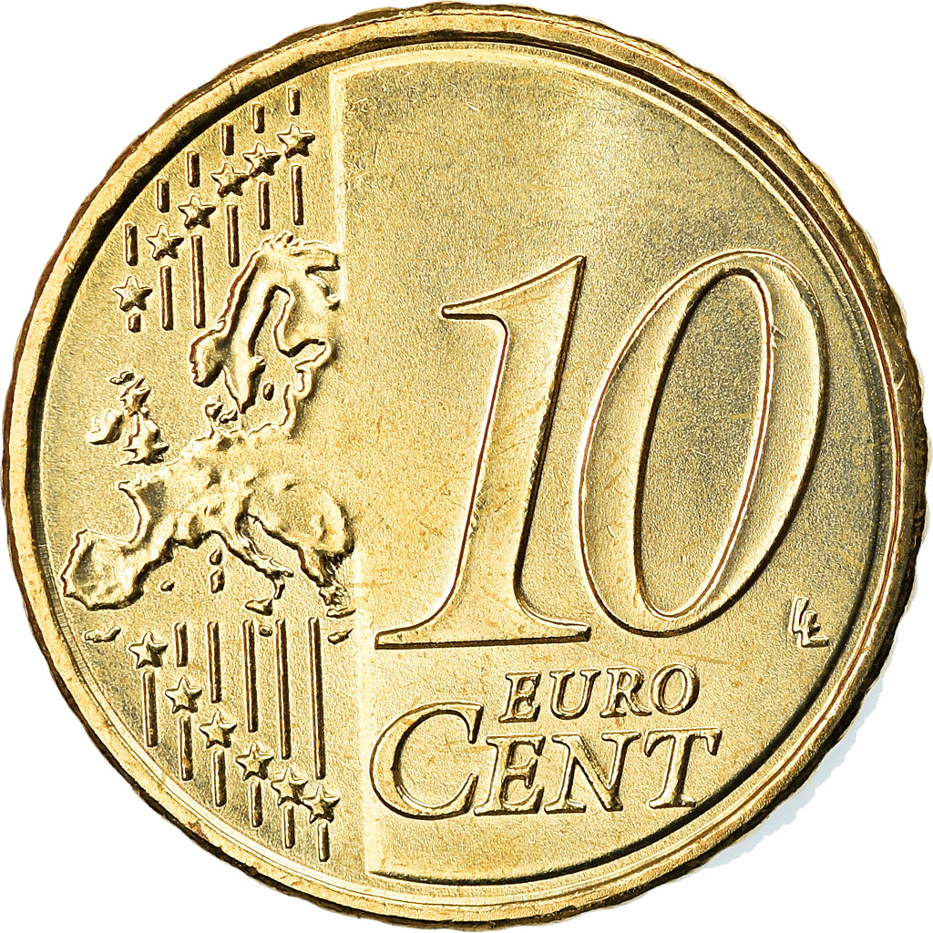 Autriche, 10 Euro Cent, 2019, SPL, Laiton, KM:New