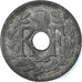 Coin, France, Lindauer, 10 Centimes, 1945, Paris, Petit module, EF(40-45), Zinc
