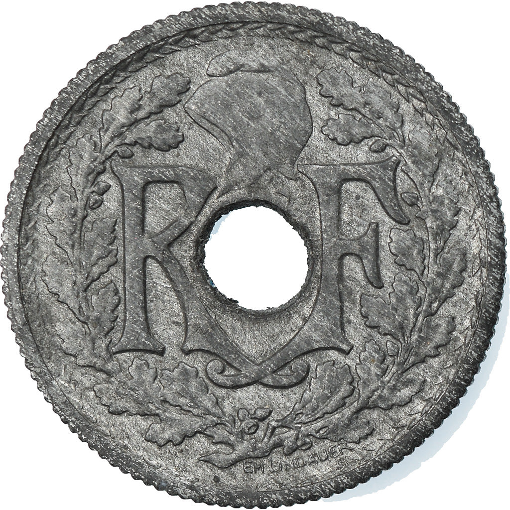 Coin, France, Lindauer, 10 Centimes, 1945, Paris, Petit module, VF(30-35), Zinc