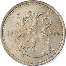 Coin, Finland, 1 Marka, 1921, EF(40-45), Copper-nickel, KM:27
