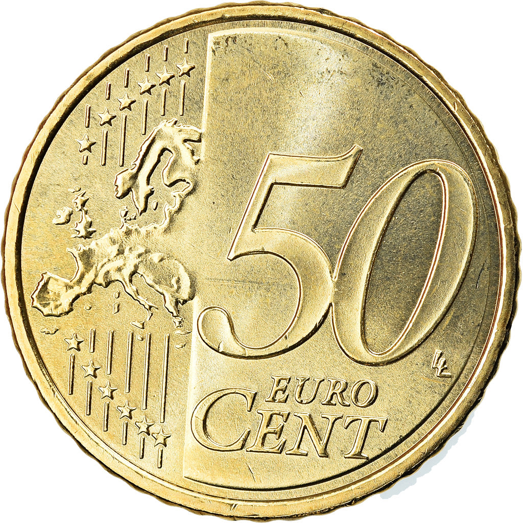 Spanien, 50 Euro Cent, 2019, UNZ, Messing, KM:New