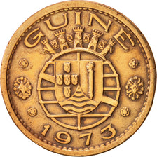 Guinea-Bissau, Escudo, 1973, AU(50-53), Bronze, KM:14