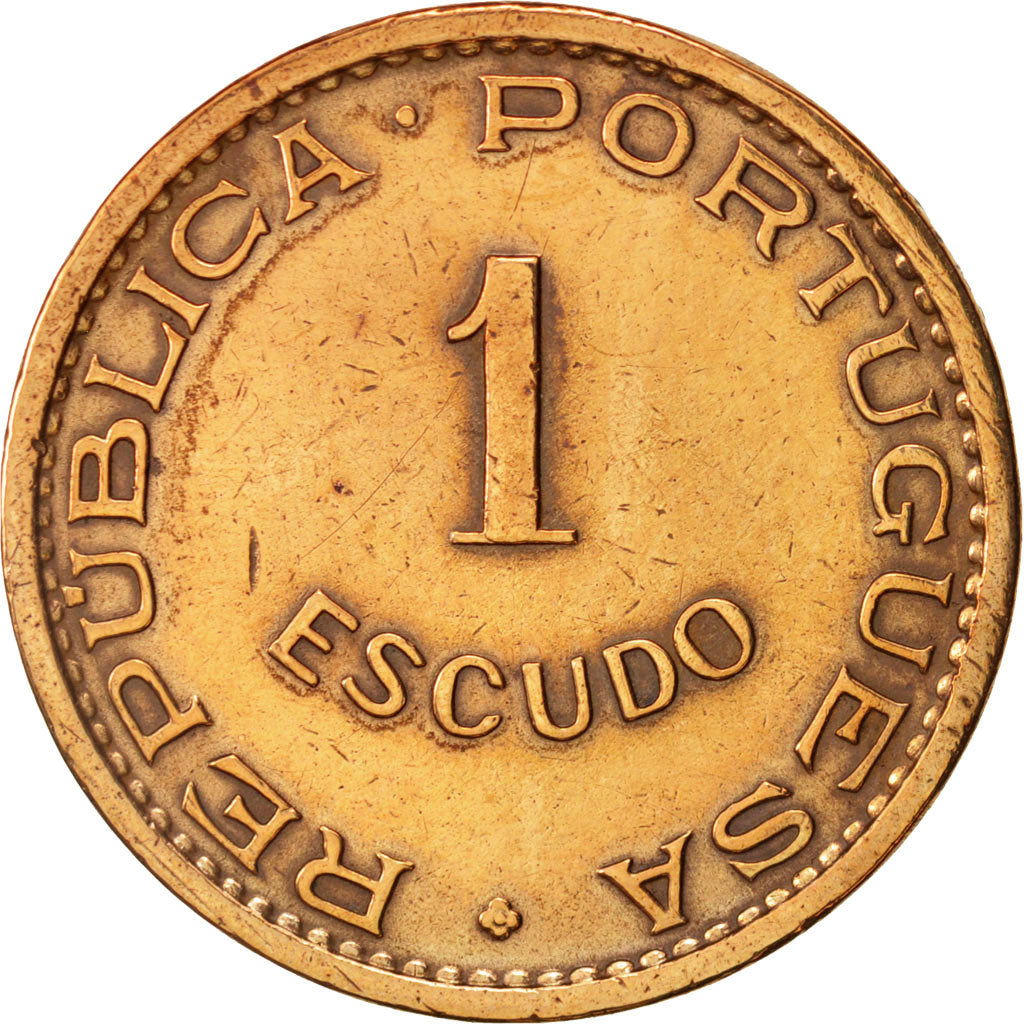 Guinea-Bissau, Escudo, 1973, AU(50-53), Bronze, KM:14