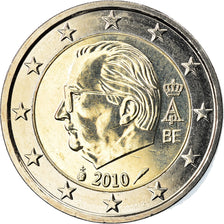 Belgium, 2 Euro, 2010, Brussels, MS(63), Bi-Metallic, KM:281