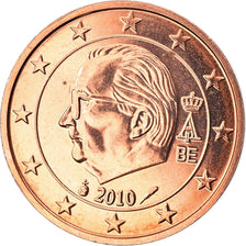 Belgium, 2 Euro Cent, 2010, MS(63), Copper Plated Steel, KM:275