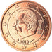 Belgium, 2 Euro Cent, 2010, MS(63), Copper Plated Steel, KM:275