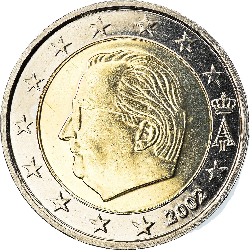 Bélgica, 2 Euro, 2002, Brussels, FDC, Bimetálico, KM:231