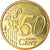 Belgium, 50 Euro Cent, 2002, Brussels, MS(65-70), Brass, KM:229