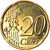 Bélgica, 20 Euro Cent, 2002, Brussels, MS(65-70), Latão, KM:228