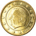 Belgium, 10 Euro Cent, 2002, Brussels, MS(65-70), Brass, KM:227
