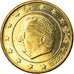 Belgium, 10 Euro Cent, 2002, Brussels, MS(65-70), Brass, KM:227