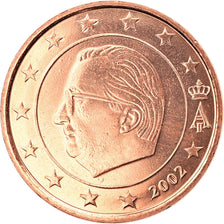 Belgium, 5 Euro Cent, 2002, Brussels, MS(65-70), Copper Plated Steel, KM:226