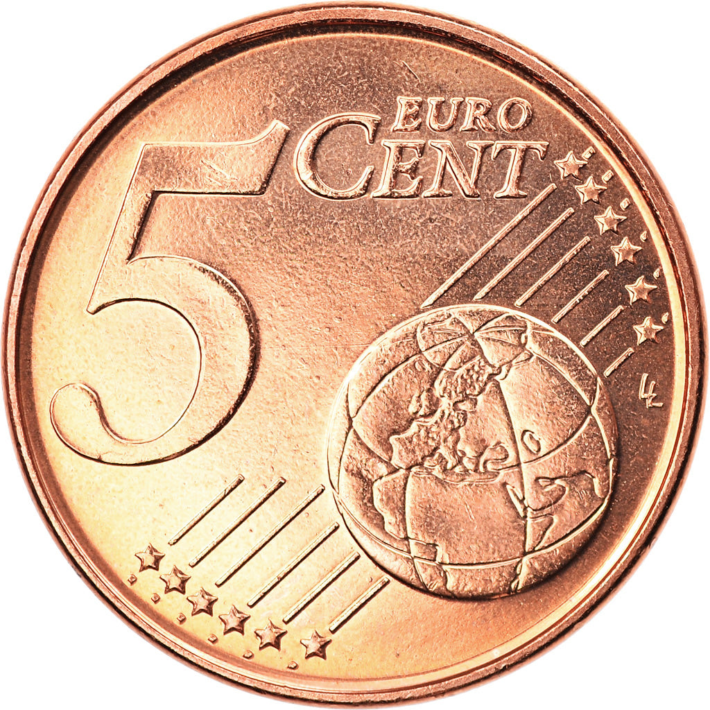 Belgium, 5 Euro Cent, 2002, Brussels, MS(65-70), Copper Plated Steel, KM:226