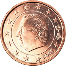 Belgium, 2 Euro Cent, 2002, Brussels, MS(65-70), Copper Plated Steel, KM:225