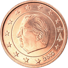 Belgium, 2 Euro Cent, 2002, Brussels, MS(65-70), Copper Plated Steel, KM:225