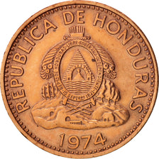 Honduras, Centavo, 1974, AU(55-58), Copper Plated Steel, KM:77a