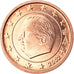 Belgium, Euro Cent, 2002, Brussels, MS(65-70), Copper Plated Steel, KM:224