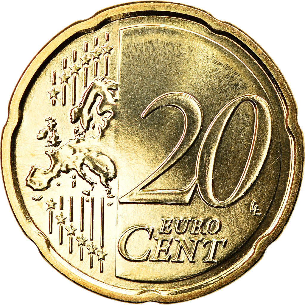 Malta, 20 Euro Cent, 2018, FDC, Latón, KM:New