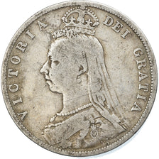Coin, Great Britain, Victoria, 1/2 Crown, 1889, London, VF(20-25), Silver