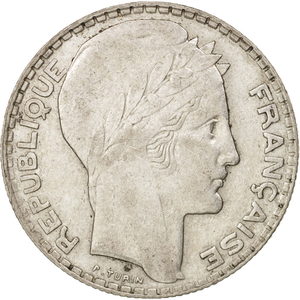 Coin, France, Turin, 10 Francs, 1939, Paris, AU(50-53), Silver, KM:878