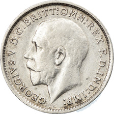 Coin, Great Britain, George V, 3 Pence, 1914, AU(55-58), Silver, KM:813