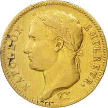 France, Napoléon I, 40 Francs, 1812, Paris, TTB, Or, KM:696.1, Gadoury 1084