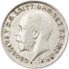 Coin, Great Britain, George V, 3 Pence, 1916, AU(55-58), Silver, KM:813