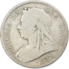 Coin, Great Britain, Victoria, 1/2 Crown, 1893, VF(20-25), Silver, KM:782