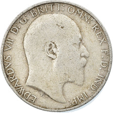 Coin, Great Britain, Edward VII, Florin, Two Shillings, Uncertain date