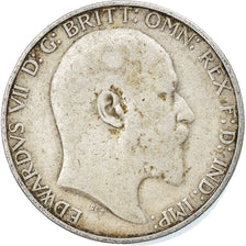 Coin, Great Britain, Edward VII, Florin, Two Shillings, 1902, VF(20-25), Silver
