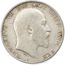 Coin, Great Britain, Edward VII, Shilling, 1910, EF(40-45), Silver, KM:800