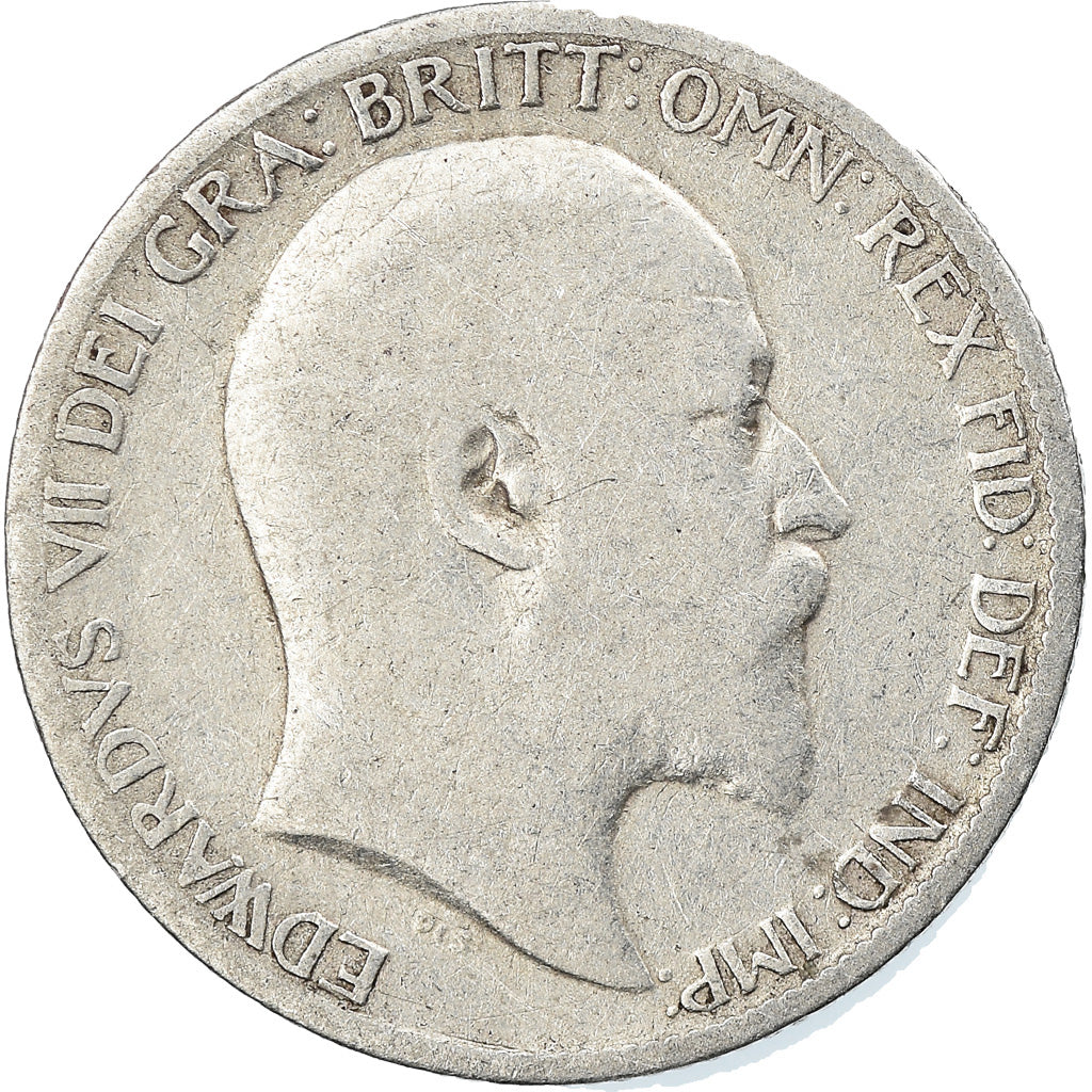Coin, Great Britain, Edward VII, 6 Pence, 1903, VF(20-25), Silver, KM:799