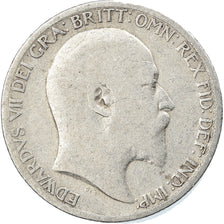 Coin, Great Britain, Edward VII, 6 Pence, 1903, VF(20-25), Silver, KM:799