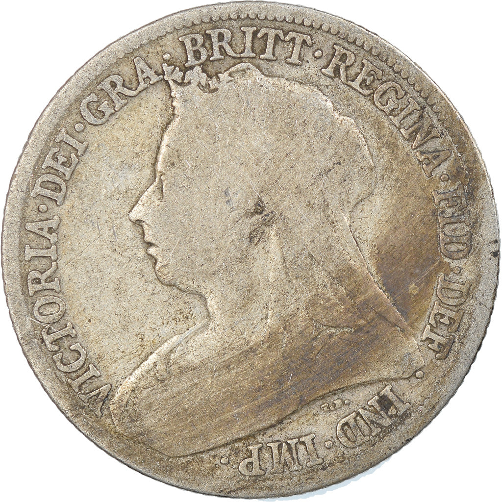 Coin, Great Britain, Victoria, Shilling, 1899, VF(20-25), Silver, KM:780