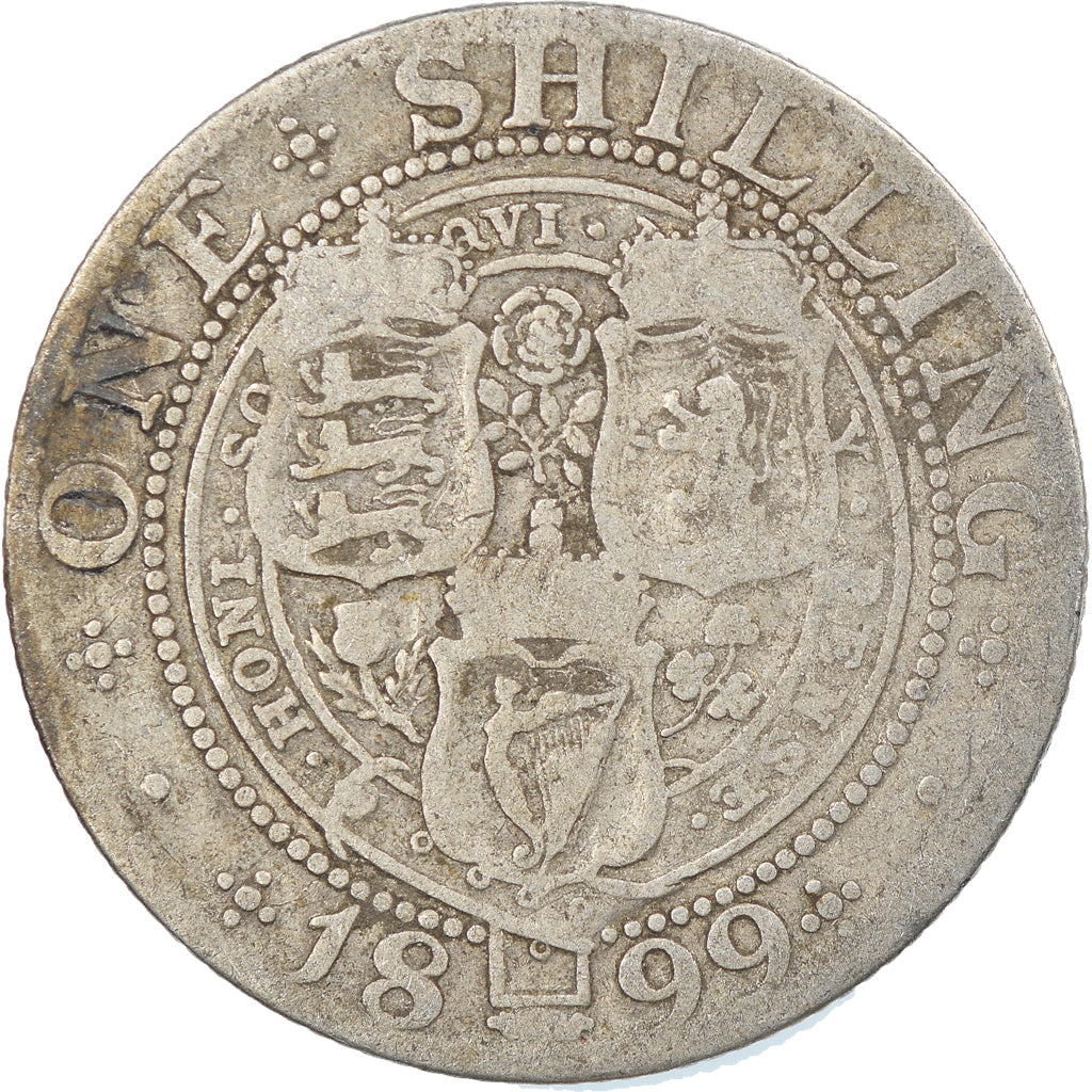 Coin, Great Britain, Victoria, Shilling, 1899, VF(20-25), Silver, KM:780
