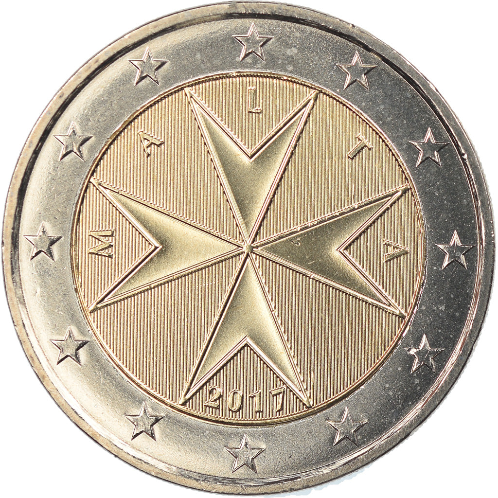 Malta, 2 Euro, 2017, FDC, Bi-metallico, KM:New